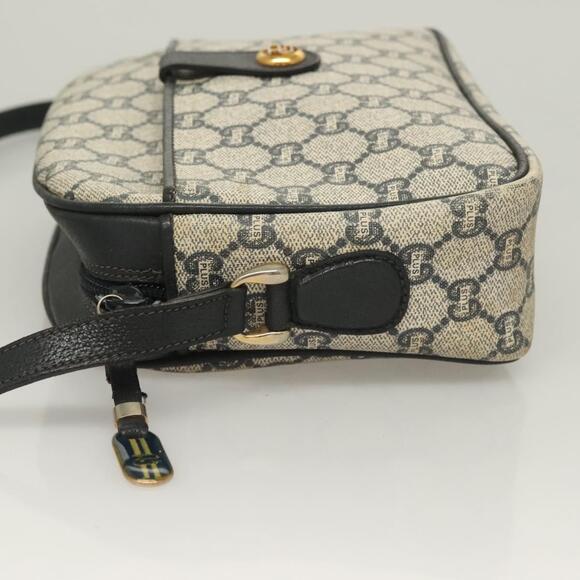 GUCCI GG Plus Supreme Shoulder Bag Pvc Navy Gold - Picture 5 of 16